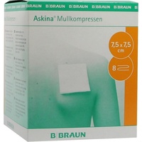 B. Braun ASKINA Mullkompressen 7.5X7.5CM steril