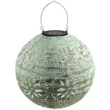 Solar Laternen Tyvek Orange marokkanische Laterne 30 cm Solar Lampions Außen Wetterfest für Garten, Hof, Innenhof, Hochzeit, Halloween Party Dekoration (Grün)