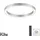 Pure Neuhaus PURE Lines Straight LED Deckenleuchte 3 diamond, 110 cm