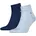 Men Quarter Sneakersocken Blau 47-49