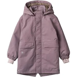 Parka WHEAT "Parka Jello Tech", Jungen, Gr. 116, lila (dry lila), Web, Obermaterial: 100% Nylon, casual, Langarm, Jacken, wasserdicht, atmungsaktiv und leicht wattiert