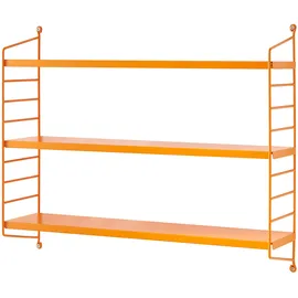 [en.casa] Modulares Wandregal Strängnäs 4er Set Orange