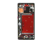 OEM Display Unit + Frame for Huawei Mate 30 black Huawei Mate 30), Mobilgerät Ersatzteile, Schwarz