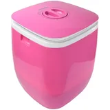 Syntrox 2 kg Mini Waschmaschine mit Schleuder Tumbas | Camping | Reise | Mobil, Tragbar, Miniwaschmaschine, Kompakt und energieeffizient, für Zwischendurch (Pink)