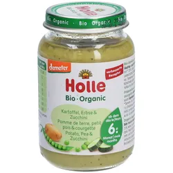 Holle Kartoffeln Erbsen und Zucchini Glas 190 g