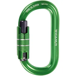 Karabiner Camp Oval XL 2 Lock BLAU|SCHWARZ NO SIZE