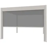 Weide Pavillonseitenteil Sonnenrollo 1 Stück 3,6 x 2,36 m Beige