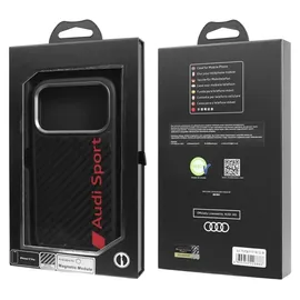Xiaomi iPhone 17 Pro Carbon Case schwarz/rot
