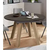 Mäusbacher Esstisch, Untergestell schräg gestellt grau