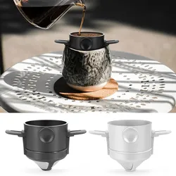 Zusammenklappbarer tragbarer handgebrühter Kaffeefilter, Kaffeetropfkegel, für Tropfkaffee und Tee mit