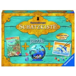 RAVENSBURGER 82061 Kinderpuzzle Ravensburger Schatzkiste (für 3 Puzzles)