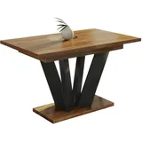Endo-Moebel Esstisch, Eiche San Remo, Holzwerkstoff, Rechteckig,Rechteckig, 80x80x130 cm, Esszimmer, Tische, Esstische