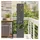 vidaXL Garten Sichtschutz-Leinwand Floral Anthrazit 32 x 140 cm