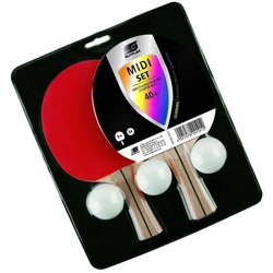 Sunflex Tischtennisschläger Tischtennis Set Midi, Tischtennis-Set, Tischtennis Schläger, Tischtennishülle, Tischtennisbälle