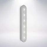 Briloner LED-Push-Light Row Push Light batteriebetrieben, silberfarben