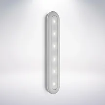 Briloner LED-Push-Light Row Push Light batteriebetrieben, silberfarben