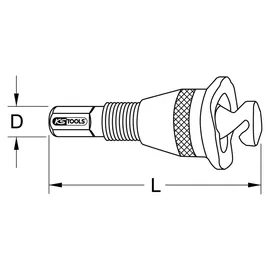 KS Tools 202.2028 Aushalser, 28 mm