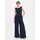 Vera Mont Jumpsuit mit U-Boot-Ausschnitt, Dunkelblau, - S
