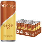 Red Bull Organics by Red Bull Ginger Ale, 24 x 250 ml, Dosen Bio Getränke 24er Palette, OHNE PFAND