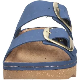 ROHDE Damen Pantolette Leder Zweischnaller mit Plateausohle Alassio 6229, Größe:37 EU,