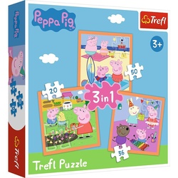 3 In 1 Puzzle  Peppa Pig