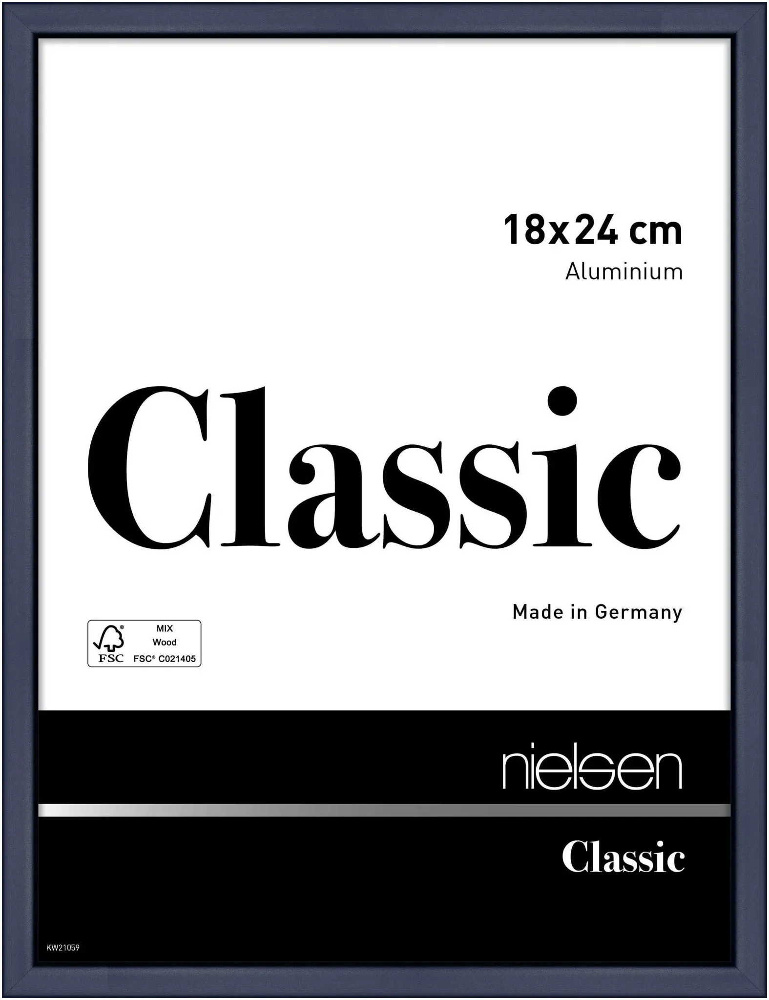 Nielsen Bilderrahmen Classic Aluminium 18 x 24 / Blu