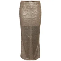 Noisy May Paillettenrock Damen Elegant Braun M