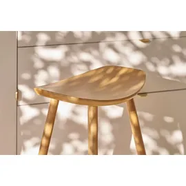 miliboo Barhocker helles Holz H65 cm (2er-Set) DEMORY