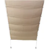 Floracord Sonnensegel Seilspanntechnik als Bausatz 330 cm x 140 cm Elfenbein
