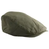 Next Schiebermütze Tellermütze aus Wachstuch (1-St) grün L/XL (>60 cm.)
