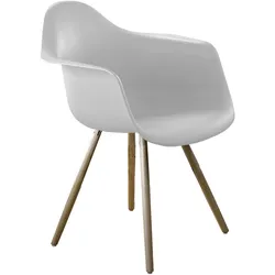 ITALIAN DESIGN Transparenter Sessel im italienischen Design, Stockholm Glass, 62 x 61 x 80 cm