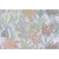 Living Walls Vliestapete LIVING WALLS "Florale Mustertapete Aquarell Pastell Vliestapete", grau, B:2,7m H:0,02m L:4m, Vlies, Tapeten