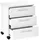Möbel Boss Ben Rollcontainer 40 x 56 x 39 cm weiß