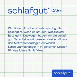 schlafgut Baselayer Comfort Matratzenauflage 200 x 200 cm weiß