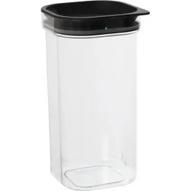 PLAST TEAM Vertriebs GmbH Trockenvorratsdose 1,6 l 1-tlg. transparent/schwarz