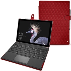 Noreve Lederschutzhülle (12.30″, Microsoft), Notebooktasche, Rot