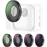 TELESIN für Insta360 GO 3S, ND16 ND32 ND64 Polarisationsfilter, Sportkamera Objektivfilter Set