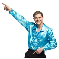 Boland Disco Hemd mit Rüschen Herren M