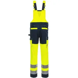 AS Arbeitsschutz Nitras Motion Tex VIZ lange Warnschutz Latzhose | neongelb | Gr. 62