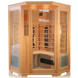 Luxus LED Infrarotsauna-Infrarotkabine 120x120x190 Wärmekabine Sauna 3 Pers. NEU