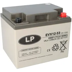 Landport LP EVX12053 12V 53Ah Deep-Cycle AGM-GEL Batterie