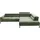 Home Affaire Eckcouch Cord 2-Sitzer Oliv