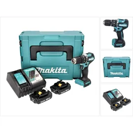 Makita DHP487RAJ inkl. 2 x 1,5 Ah + Schnellladegerät + Makpac