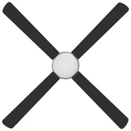 vidaXL Deckenventilator 130 cm Schwarz