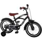 Volare 14 Zoll Kinder Jungen Fahrrad Kinderrad Rad Bike Cruiser Schwarz 41401 - Schwarz