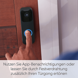 Amazon Blink Video Doorbell + Sync Module 2 - Zwei-Wege-Audio, HD-Video, weiß