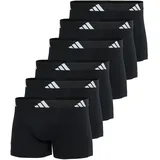 adidas Boxershorts Active Flex Cotton unifarben Schwarz L 6er Pack