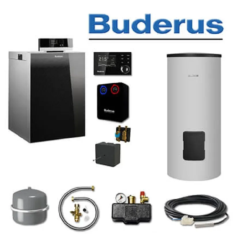 Buderus Logaplus-Paket K80 KB195i-15, SU200,HS25, BSS, AAS,RC310 - 7739612990 vo...