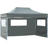 vidaXL Party-Zelt 4,1 x 2,8 m Anthrazit