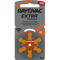 Rayovac Extra Advanced Typ 13 PR48 Hörgerätebatterien im 6er